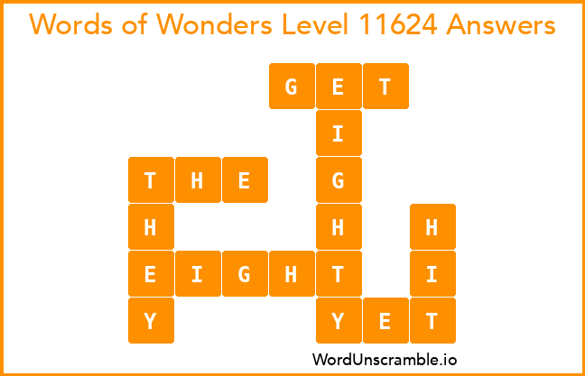 Words of Wonders Level 11624 Answers