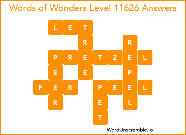 Words of Wonders Level 11626 Answers