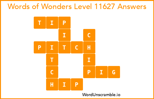Words of Wonders Level 11627 Answers