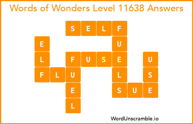 Words of Wonders Level 11638 Answers