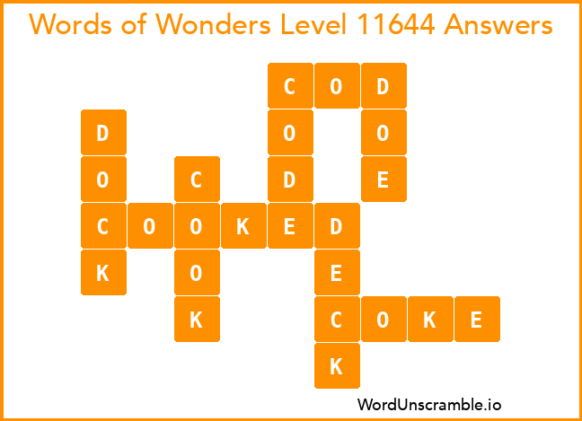 Words of Wonders Level 11644 Answers