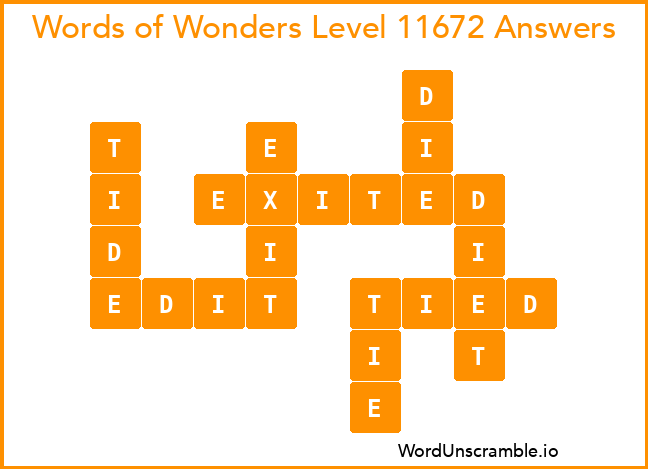 Words of Wonders Level 11672 Answers