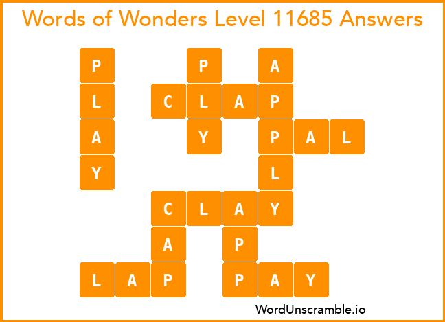 Words of Wonders Level 11685 Answers