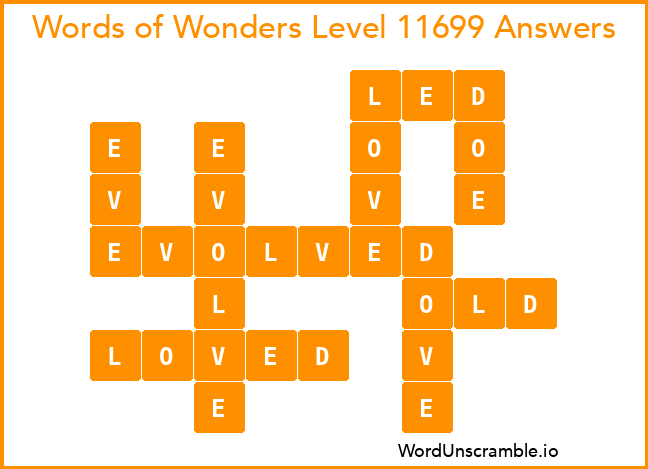 Words of Wonders Level 11699 Answers