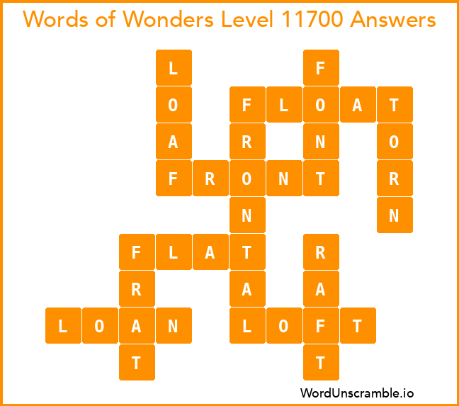 Words of Wonders Level 11700 Answers