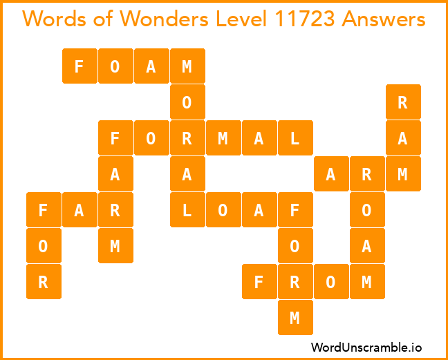 Words of Wonders Level 11723 Answers