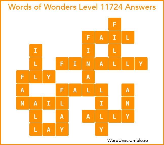 Words of Wonders Level 11724 Answers