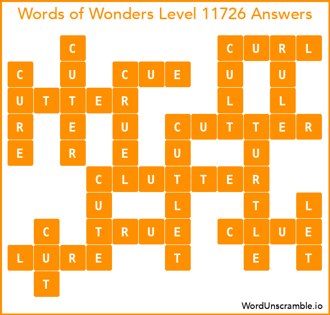 Words of Wonders Level 11726 Answers