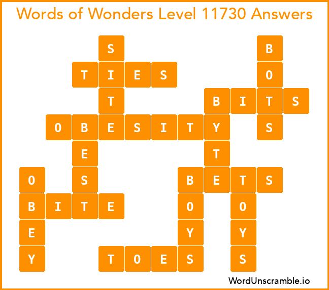 Words of Wonders Level 11730 Answers