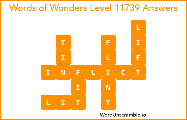 Words of Wonders Level 11739 Answers