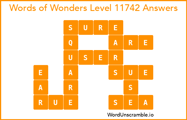 Words of Wonders Level 11742 Answers