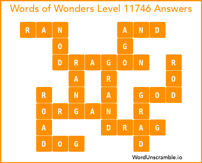 Words of Wonders Level 11746 Answers