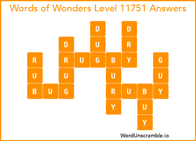 Words of Wonders Level 11751 Answers