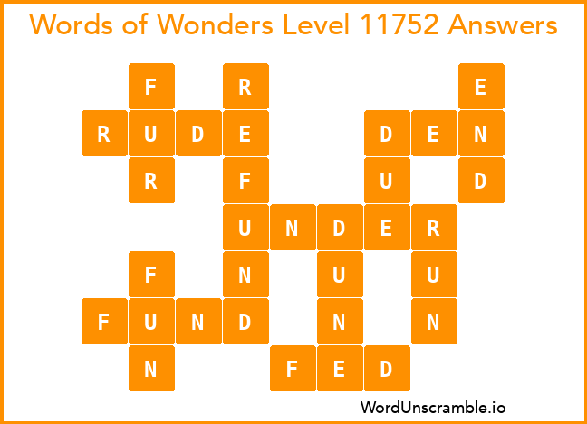 Words of Wonders Level 11752 Answers