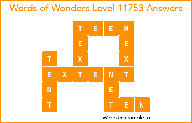 Words of Wonders Level 11753 Answers