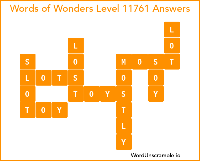 Words of Wonders Level 11761 Answers