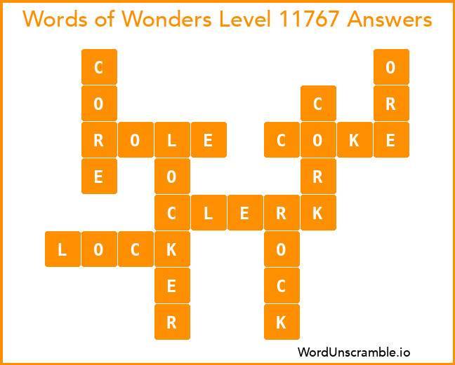 Words of Wonders Level 11767 Answers