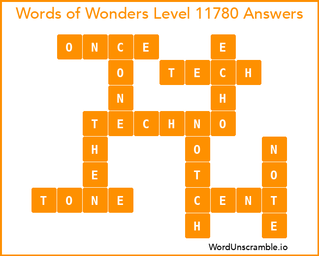Words of Wonders Level 11780 Answers