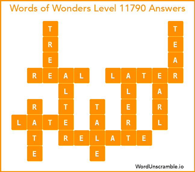 Words of Wonders Level 11790 Answers
