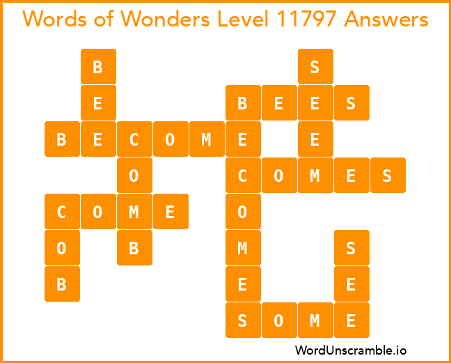 Words of Wonders Level 11797 Answers