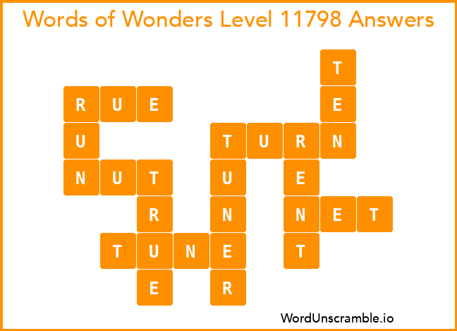 Words of Wonders Level 11798 Answers