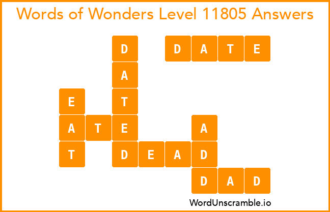Words of Wonders Level 11805 Answers