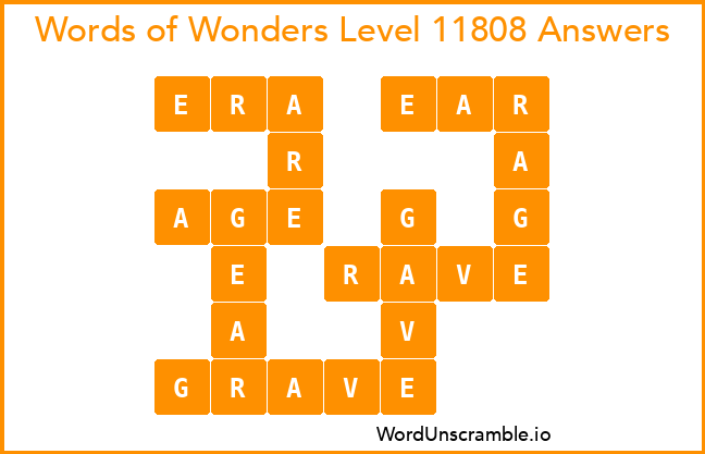 Words of Wonders Level 11808 Answers