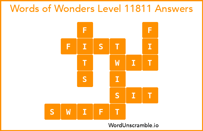 Words of Wonders Level 11811 Answers