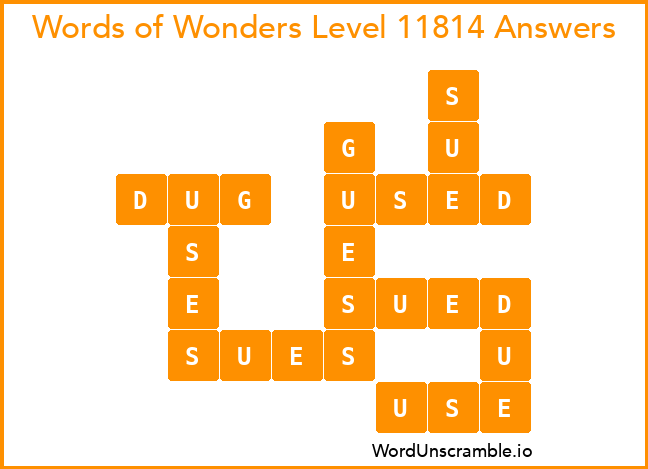 Words of Wonders Level 11814 Answers