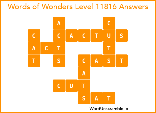 Words of Wonders Level 11816 Answers
