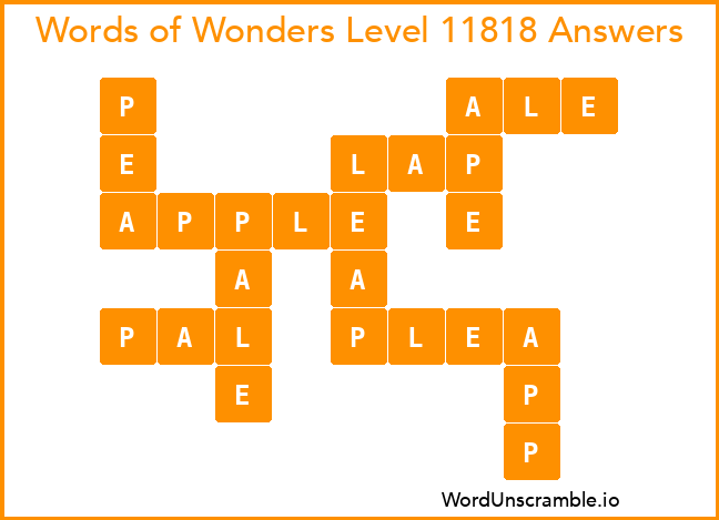 Words of Wonders Level 11818 Answers