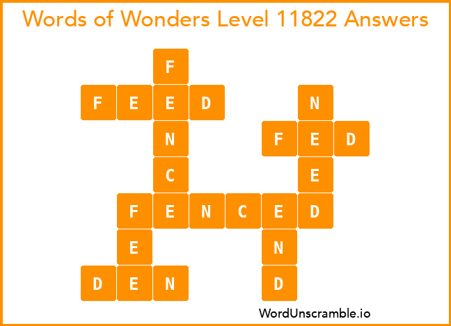 Words of Wonders Level 11822 Answers