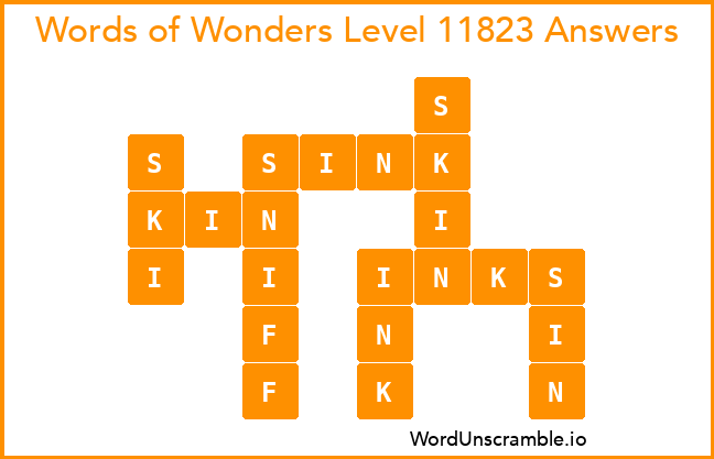 Words of Wonders Level 11823 Answers
