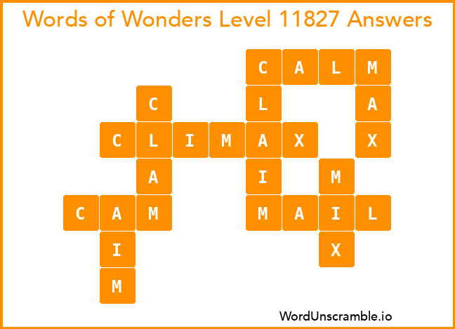 Words of Wonders Level 11827 Answers