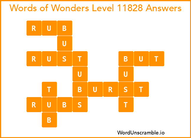 Words of Wonders Level 11828 Answers