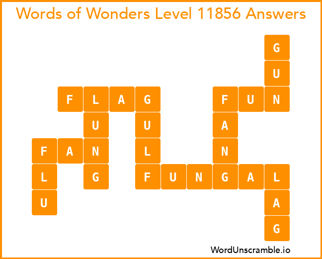 Words of Wonders Level 11856 Answers