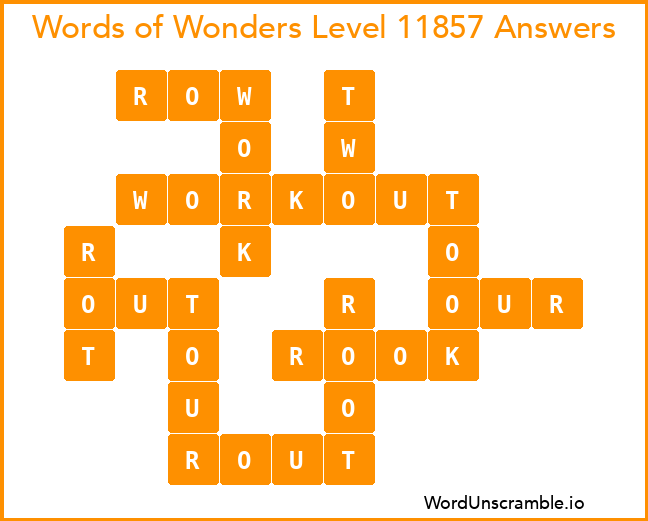 Words of Wonders Level 11857 Answers