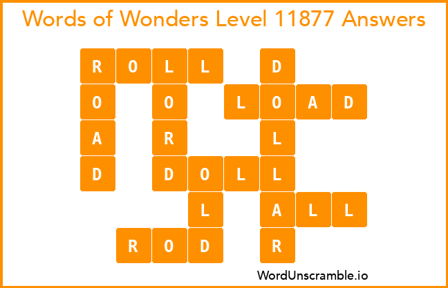 Words of Wonders Level 11877 Answers