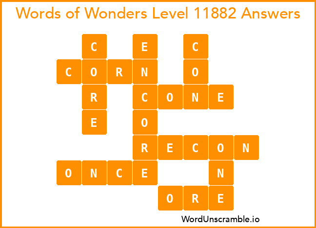 Words of Wonders Level 11882 Answers