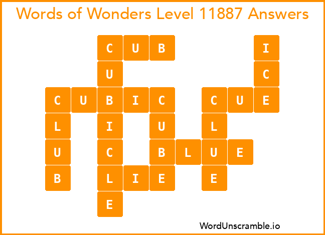 Words of Wonders Level 11887 Answers