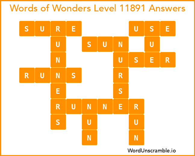 Words of Wonders Level 11891 Answers