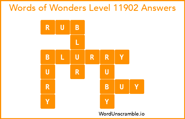 Words of Wonders Level 11902 Answers