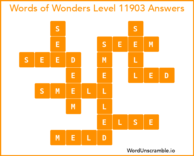 Words of Wonders Level 11903 Answers