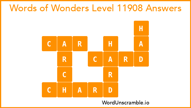 Words of Wonders Level 11908 Answers