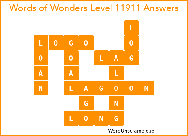Words of Wonders Level 11911 Answers