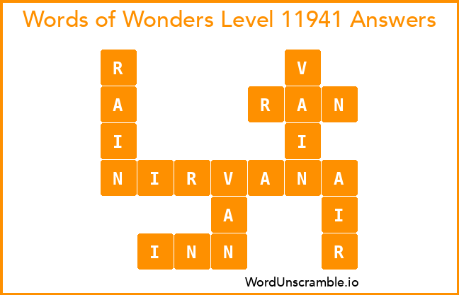 Words of Wonders Level 11941 Answers