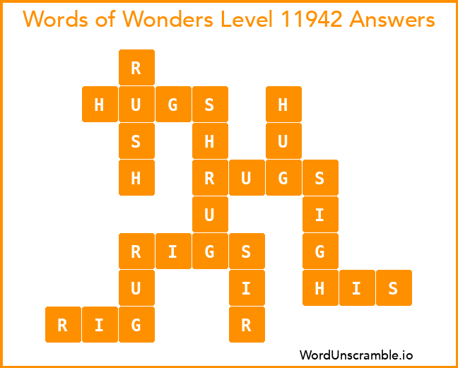 Words of Wonders Level 11942 Answers