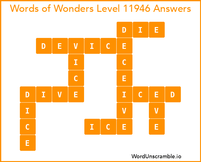 Words of Wonders Level 11946 Answers