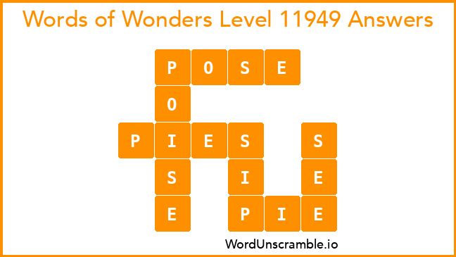 Words of Wonders Level 11949 Answers
