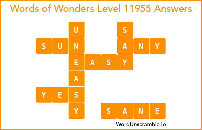 Words of Wonders Level 11955 Answers